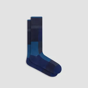 Check Mid-Calf Socks