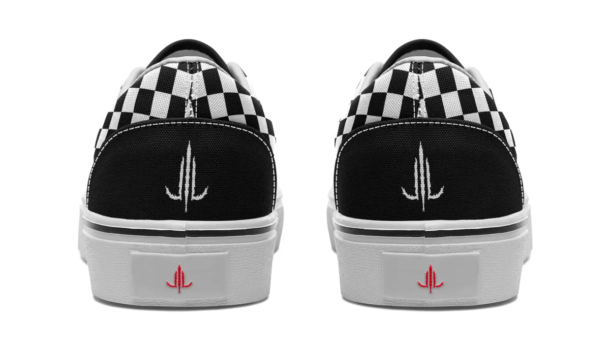 Checkered Bats V2 Classic Shoes