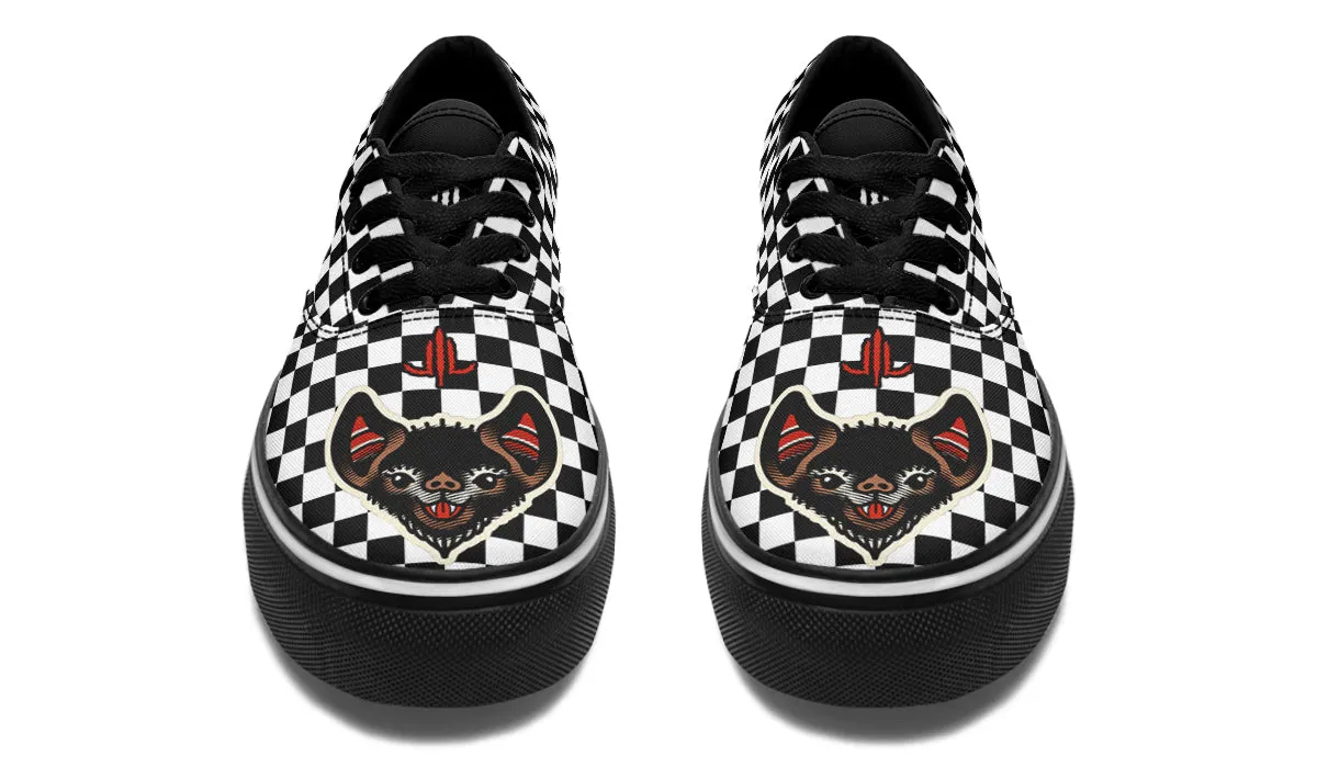 Checkered Bats V2 Classic Shoes