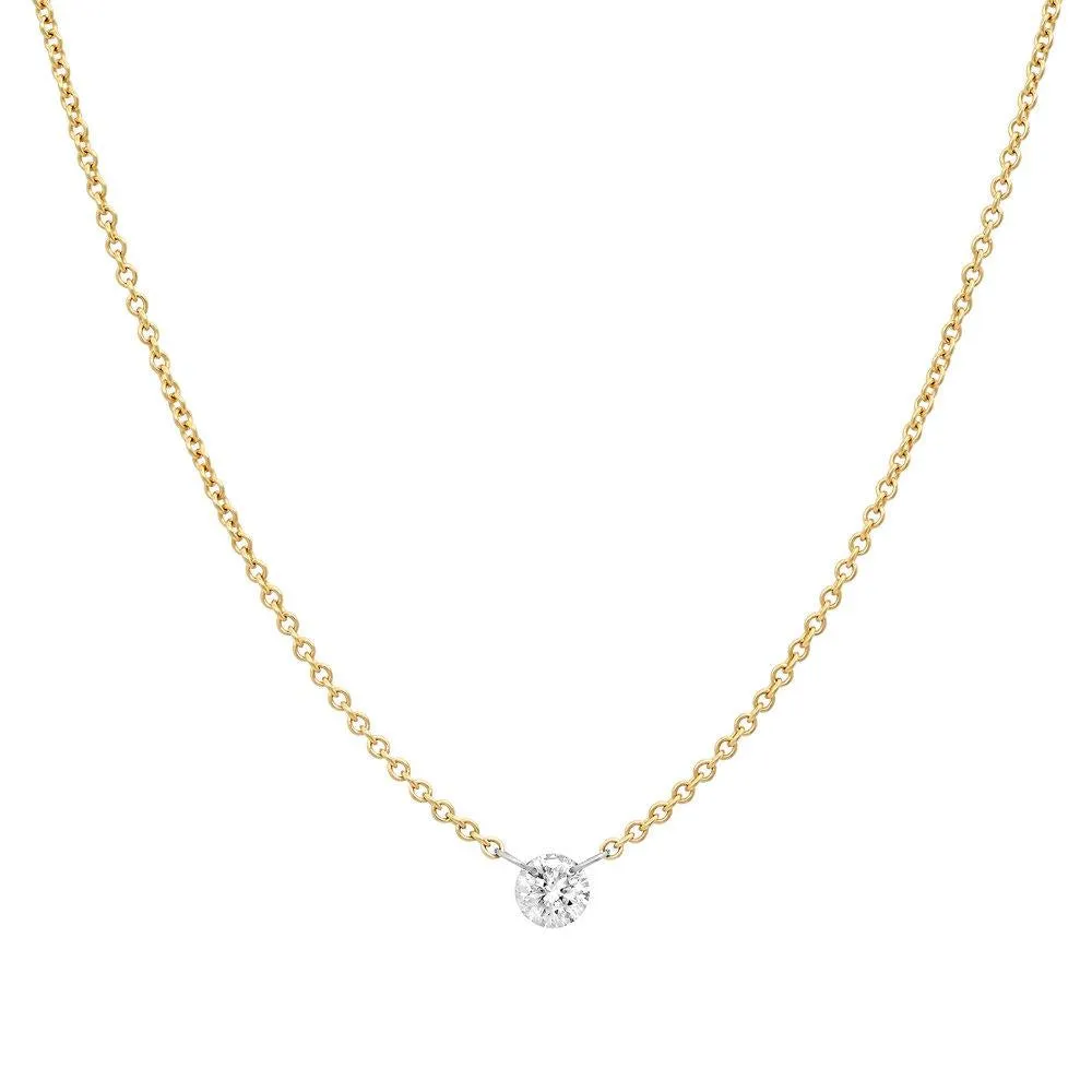 CHERISHED DIAMOND NECKLACE, GOLD