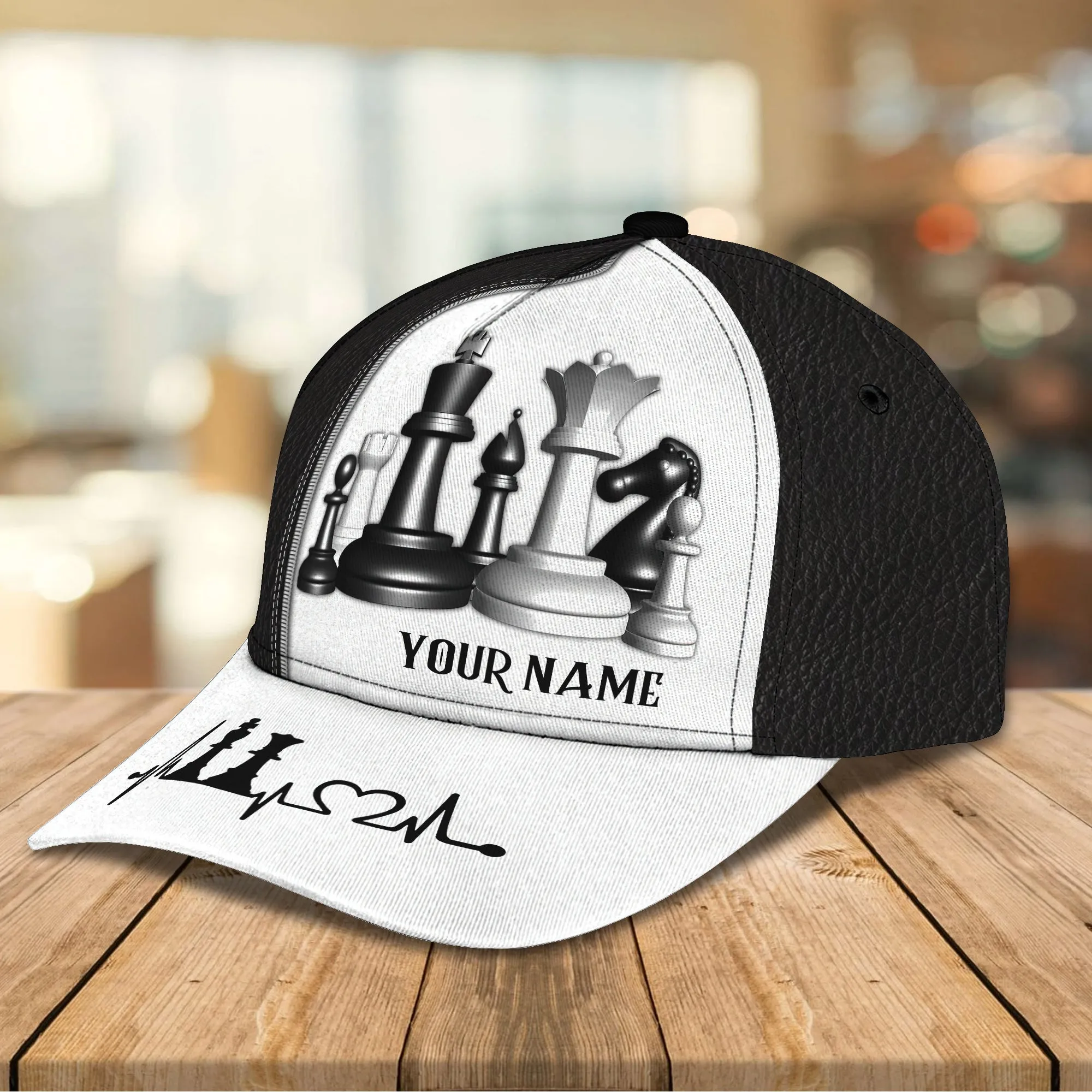 Chess - Personalized Name Cap - TD96-145