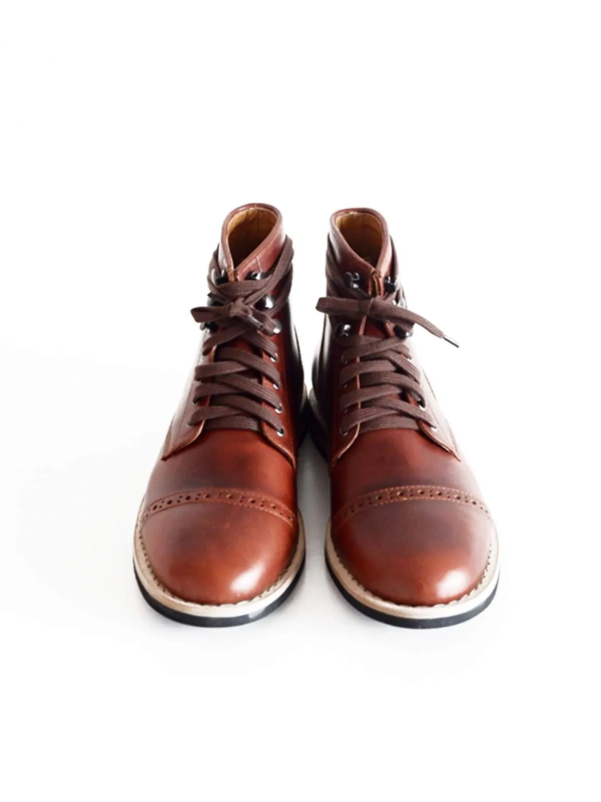 Chevalier Captoe Boots Brown Chromexcel