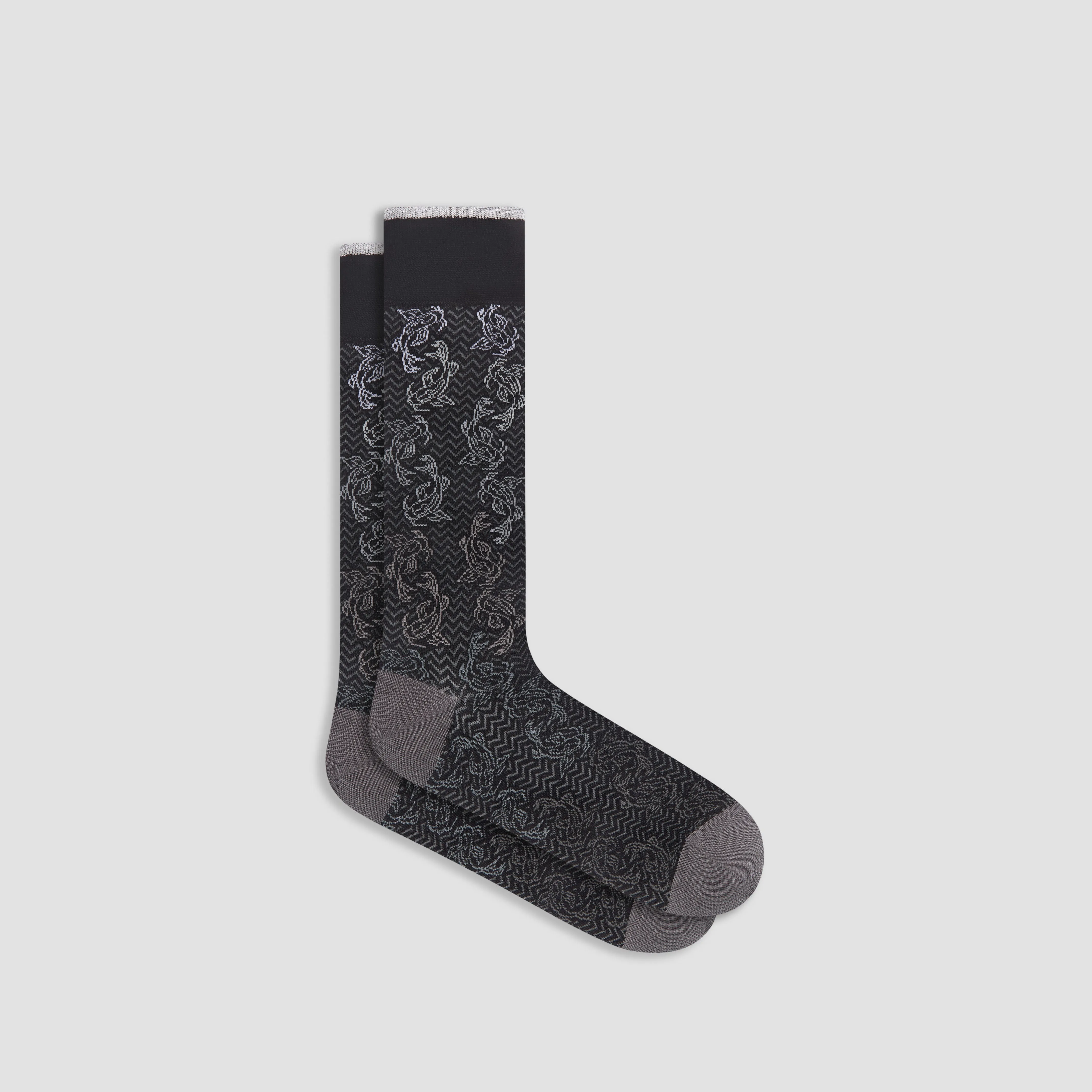 Chevron Abstract Mid-Calf Socks