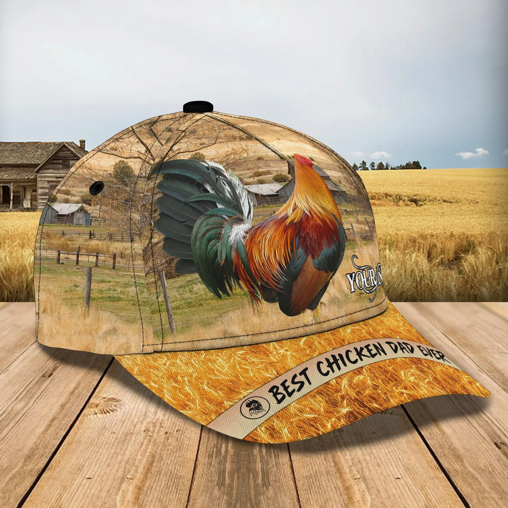 Chicken 688 - Personalized Name Cap - 16hb