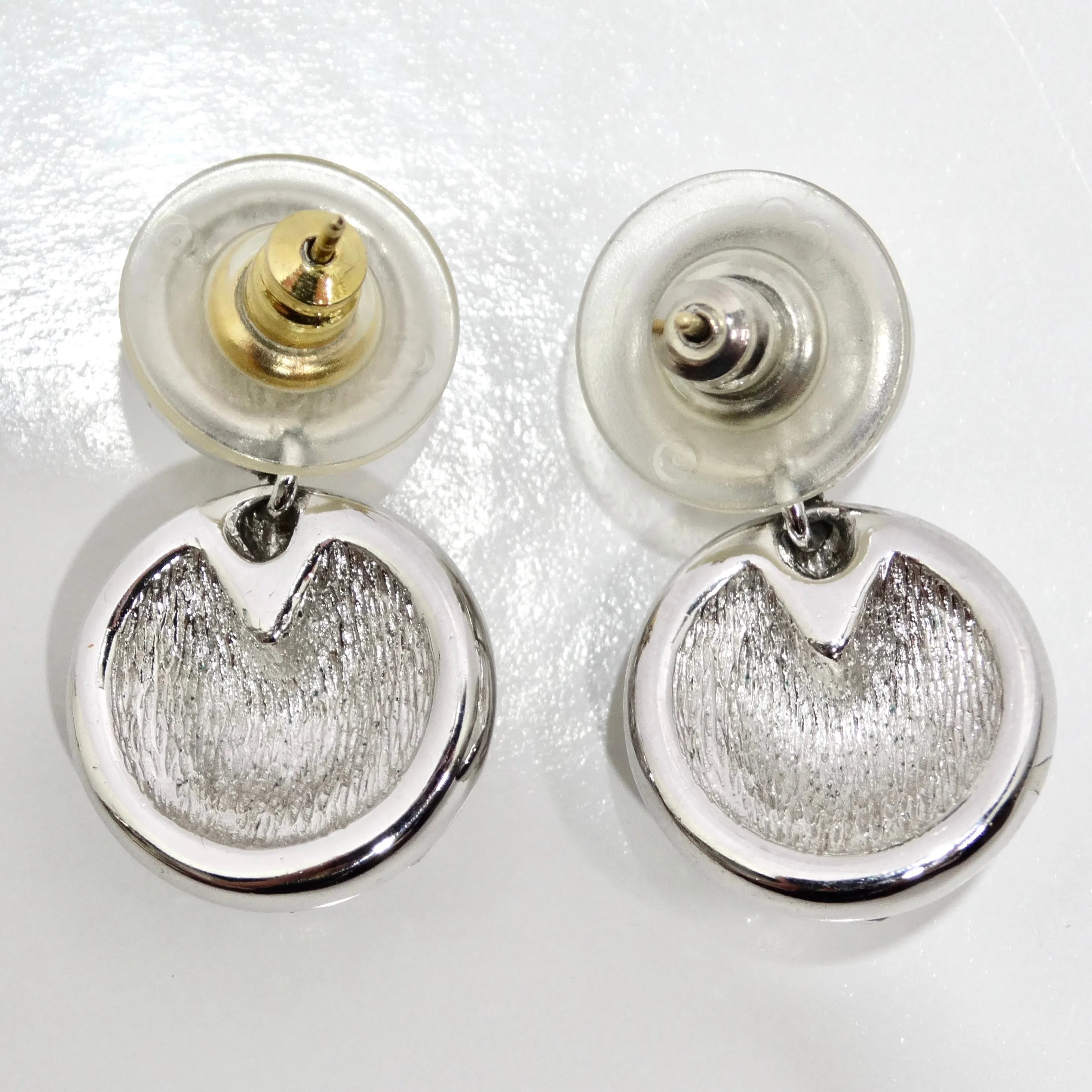 Christian Dior 1980s Rhinestone Dangle Earrings