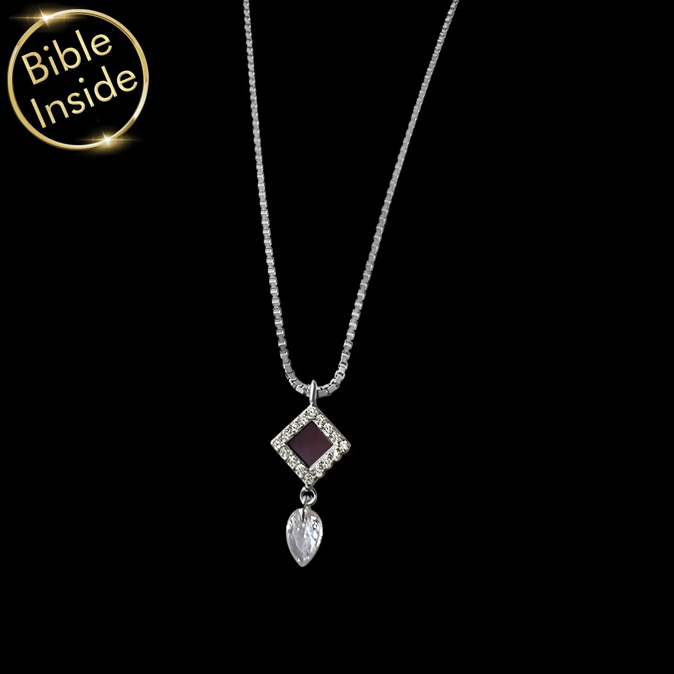 Christian Gift for Woman with Nano Bible - Amazona Pendant