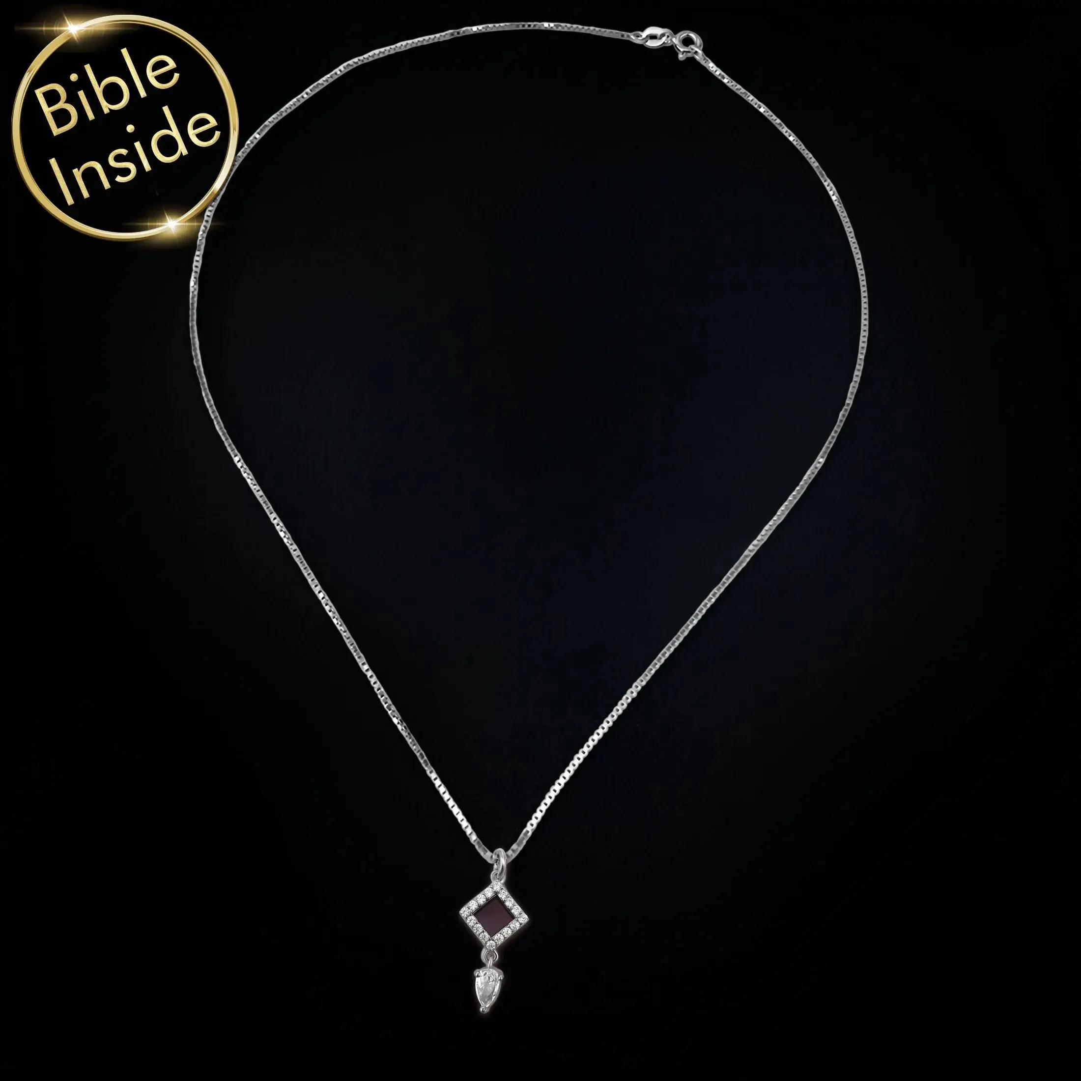 Christian Gift for Woman with Nano Bible - Amazona Pendant