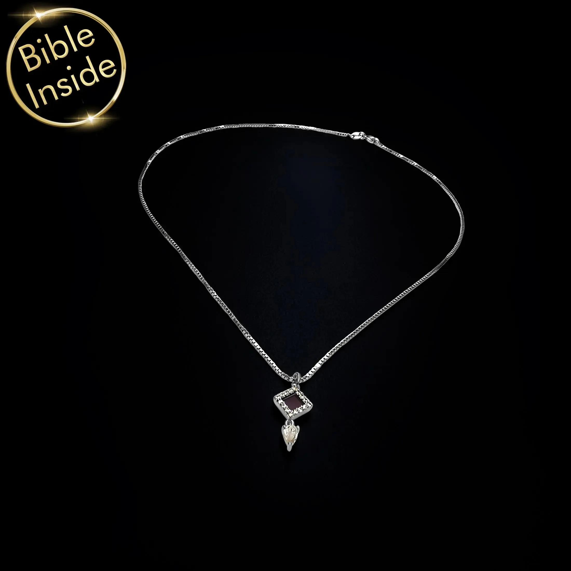 Christian Gift for Woman with Nano Bible - Amazona Pendant