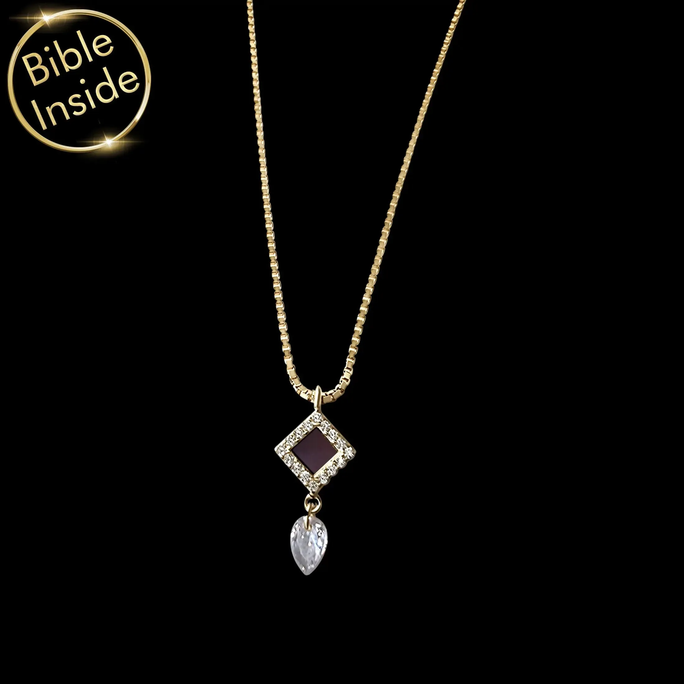 Christian Gift for Woman with Nano Bible - Amazona Pendant
