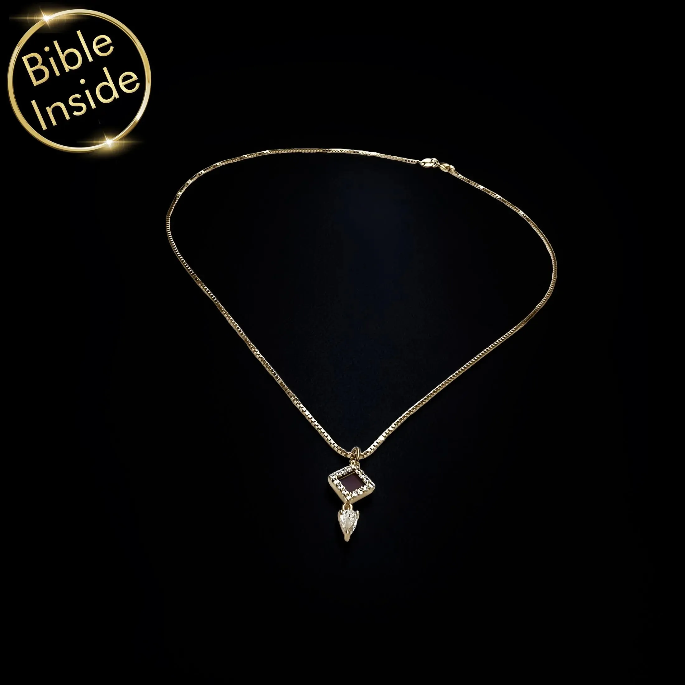 Christian Gift for Woman with Nano Bible - Amazona Pendant