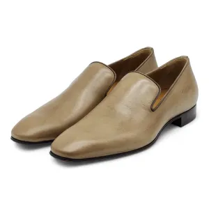 Christian Louboutin Dandelion Loafers - Calf Leather - Tan - 39