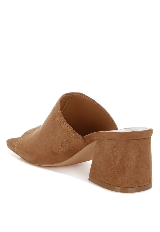 Citarum Real Suede Tan Leather Slip On Shoes