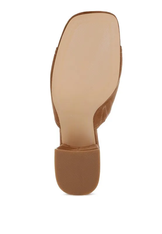 Citarum Real Suede Tan Leather Slip On Shoes