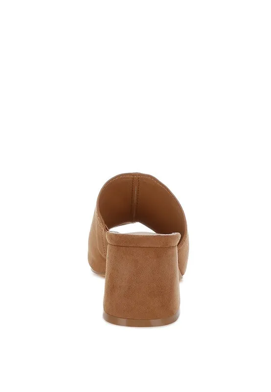 Citarum Real Suede Tan Leather Slip On Shoes