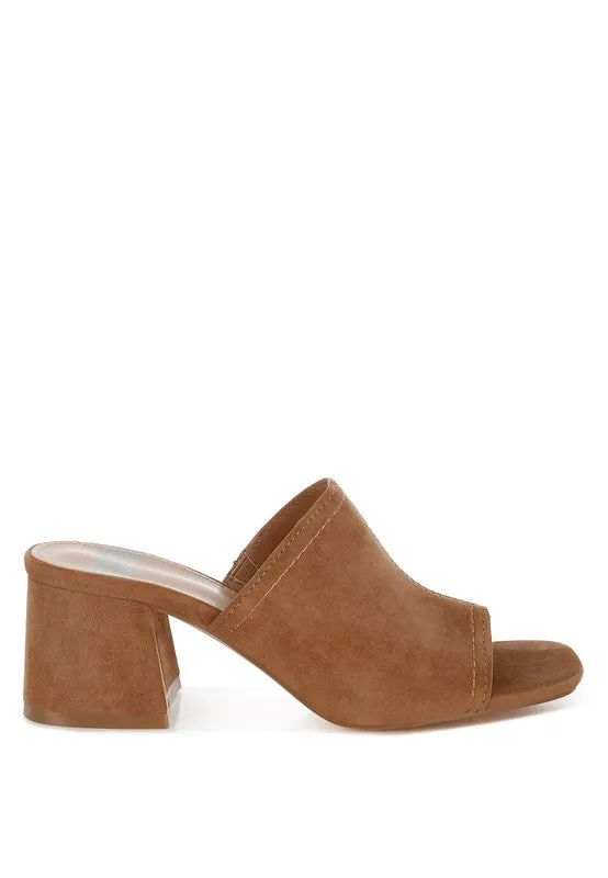 Citarum Real Suede Tan Leather Slip On Shoes