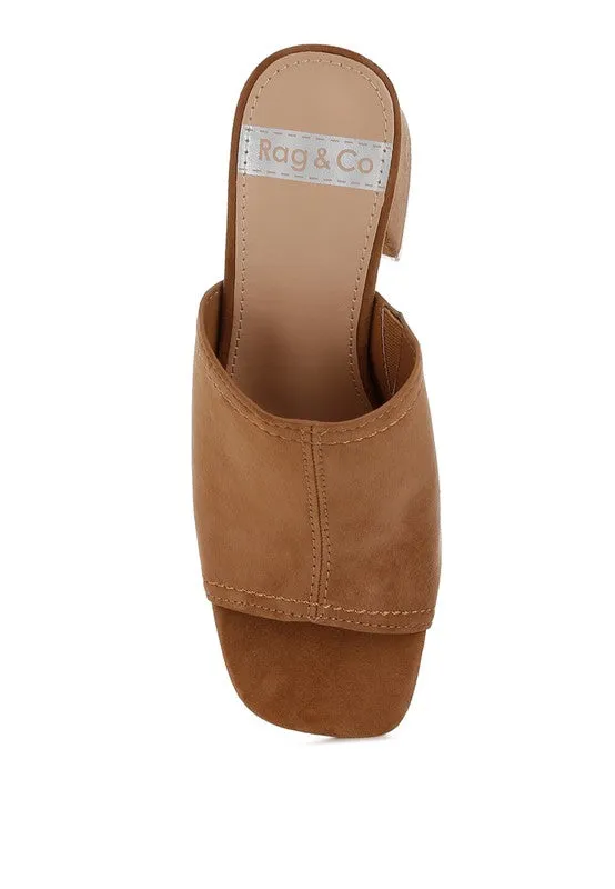 Citarum Real Suede Tan Leather Slip On Shoes