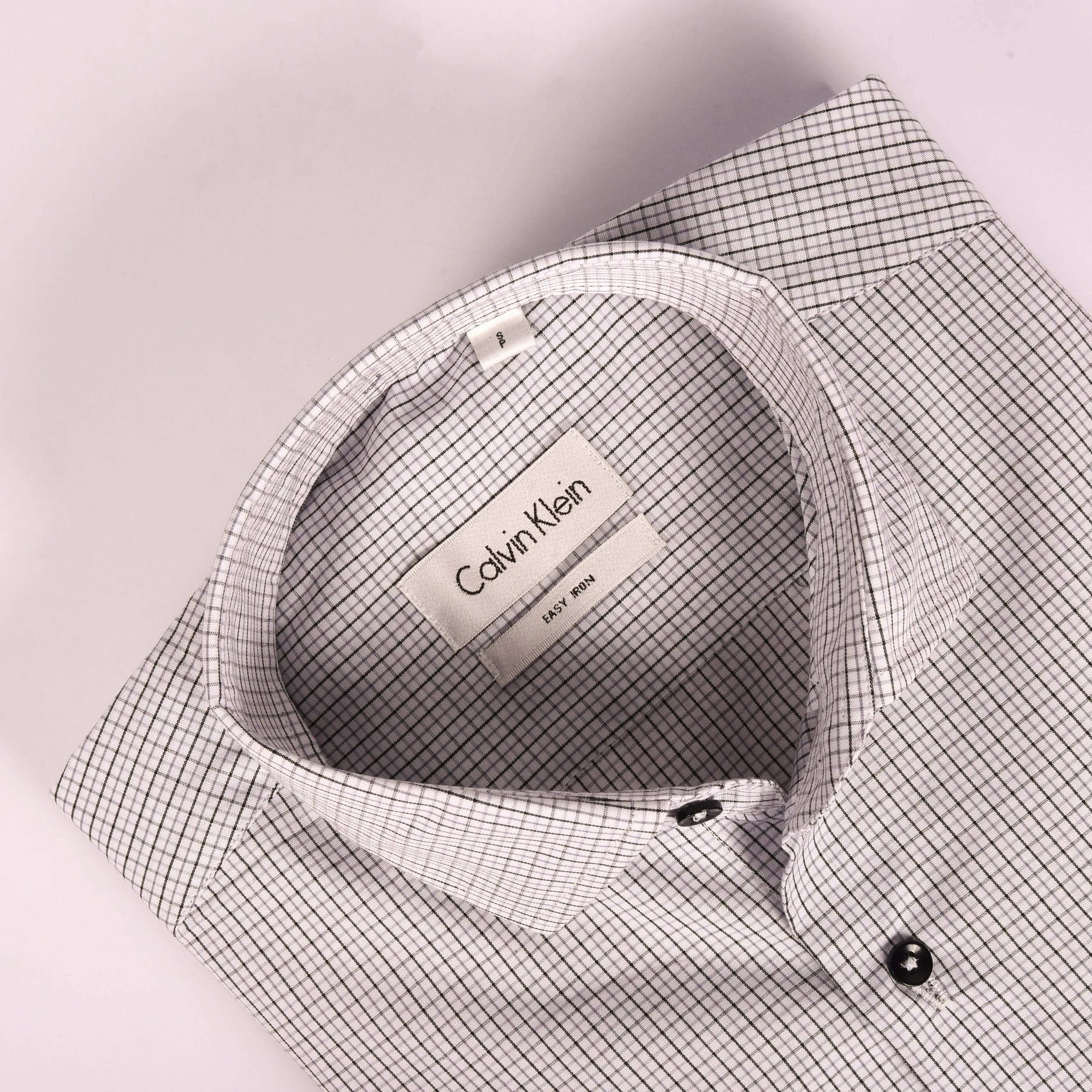 CK Black & Grey Mini Checkered Shirt