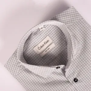 CK Black & Grey Mini Checkered Shirt