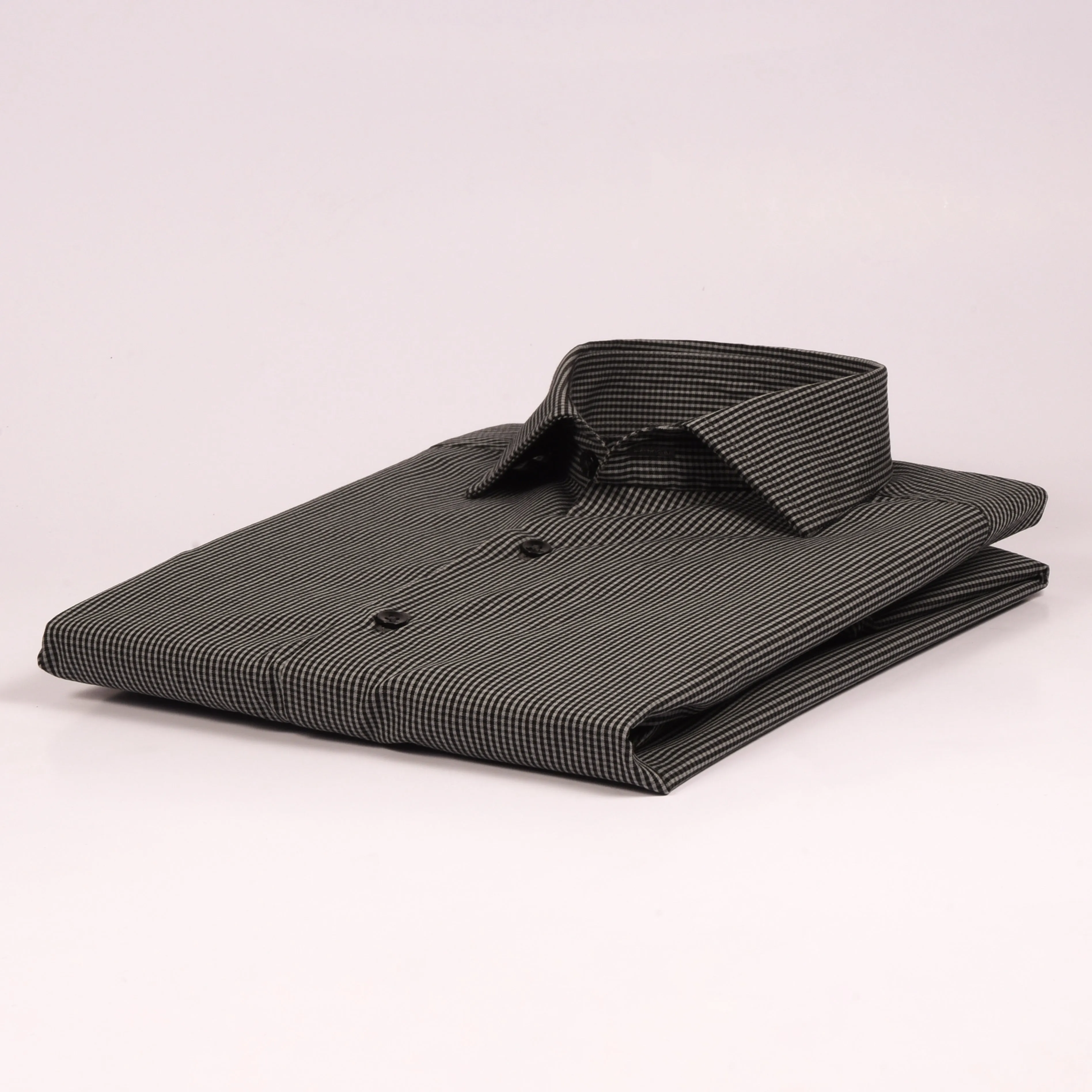 CK Black & Grey Small Checkered Shirt