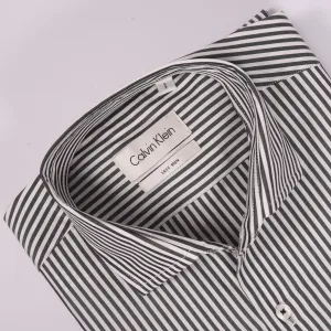 CK Black & White Barred Shirt