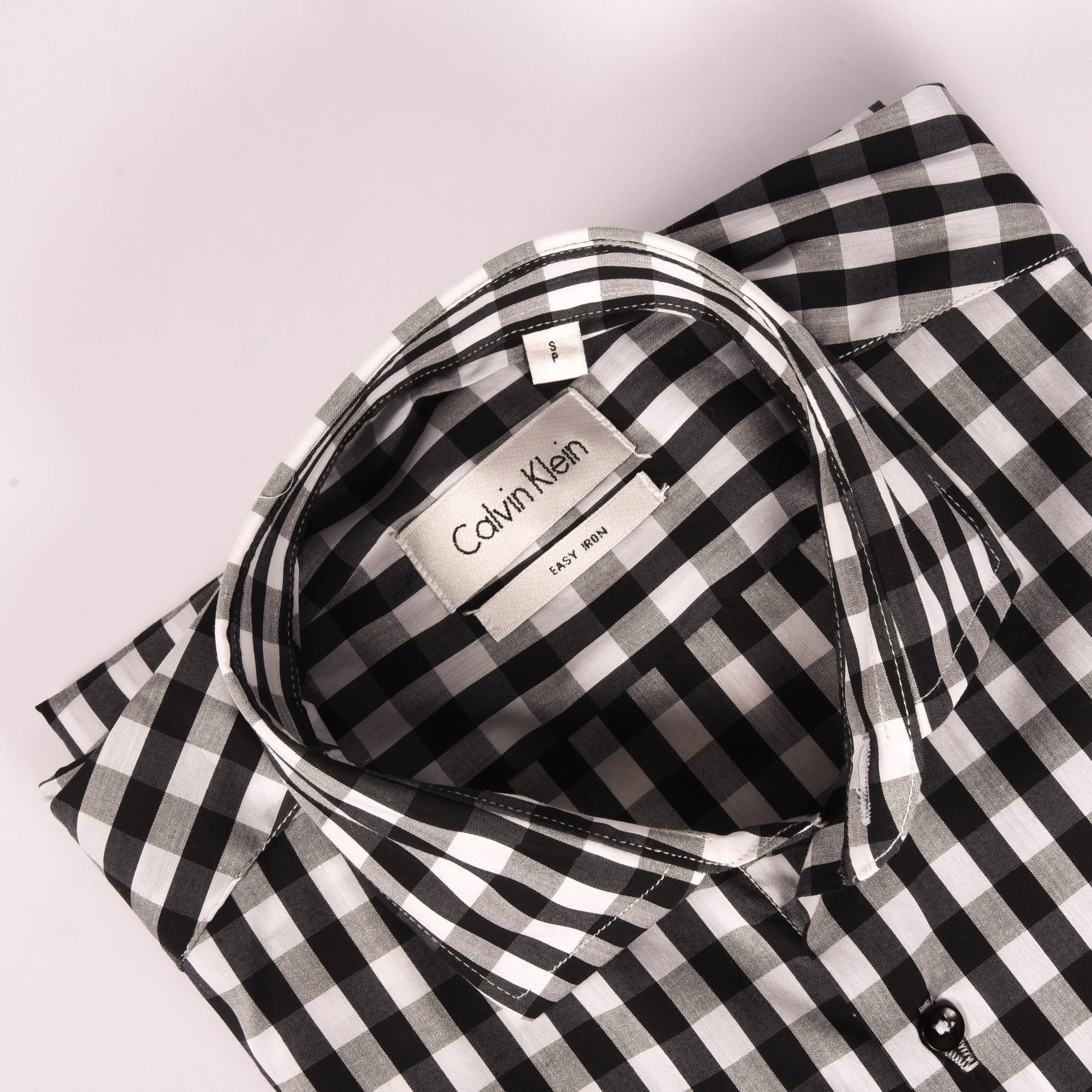 CK Blck & White Gingham Shirt