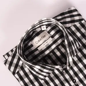 CK Blck & White Gingham Shirt