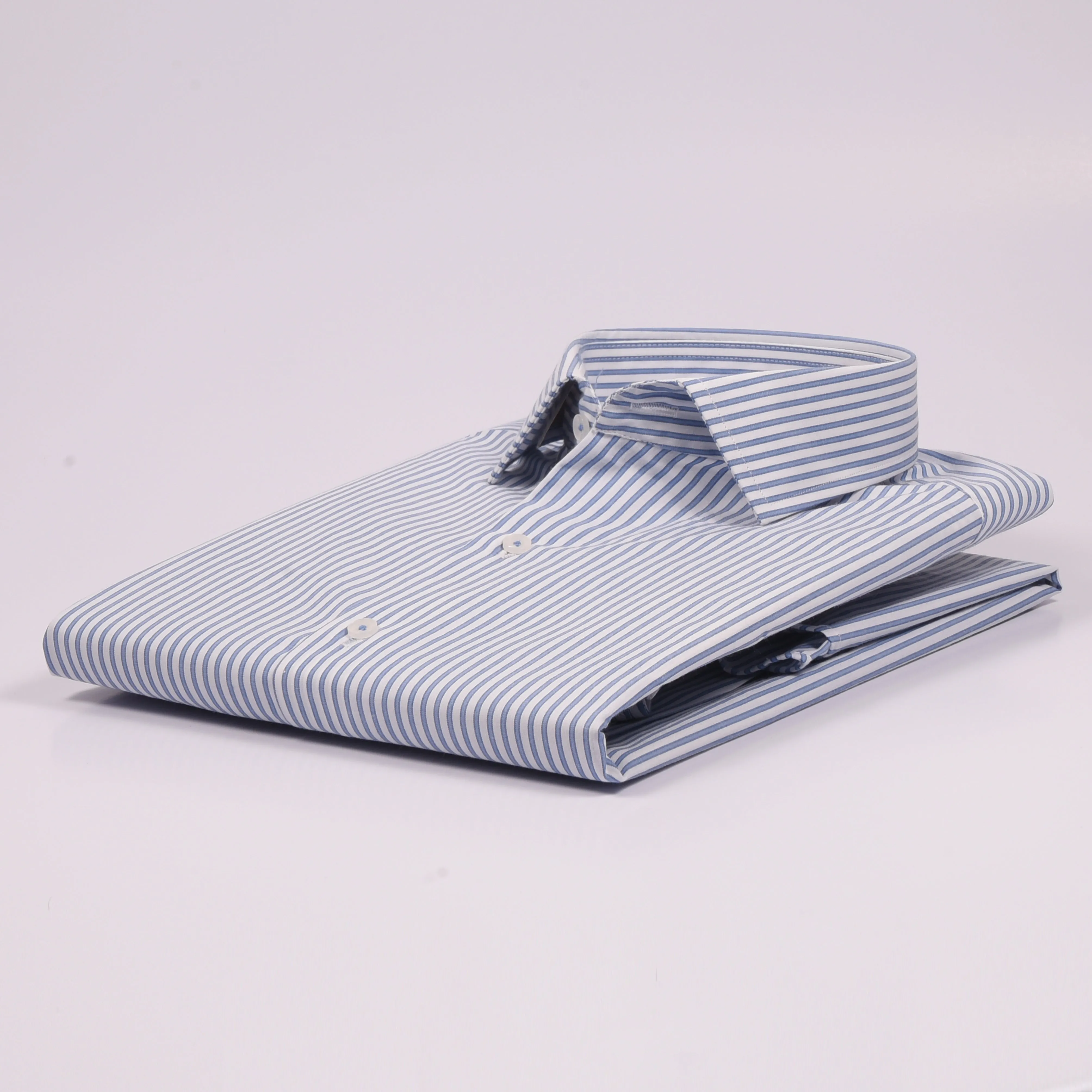 CK Blue & White Pencil Striped Shirt