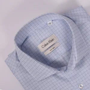 CK Blue Checkered Shirt