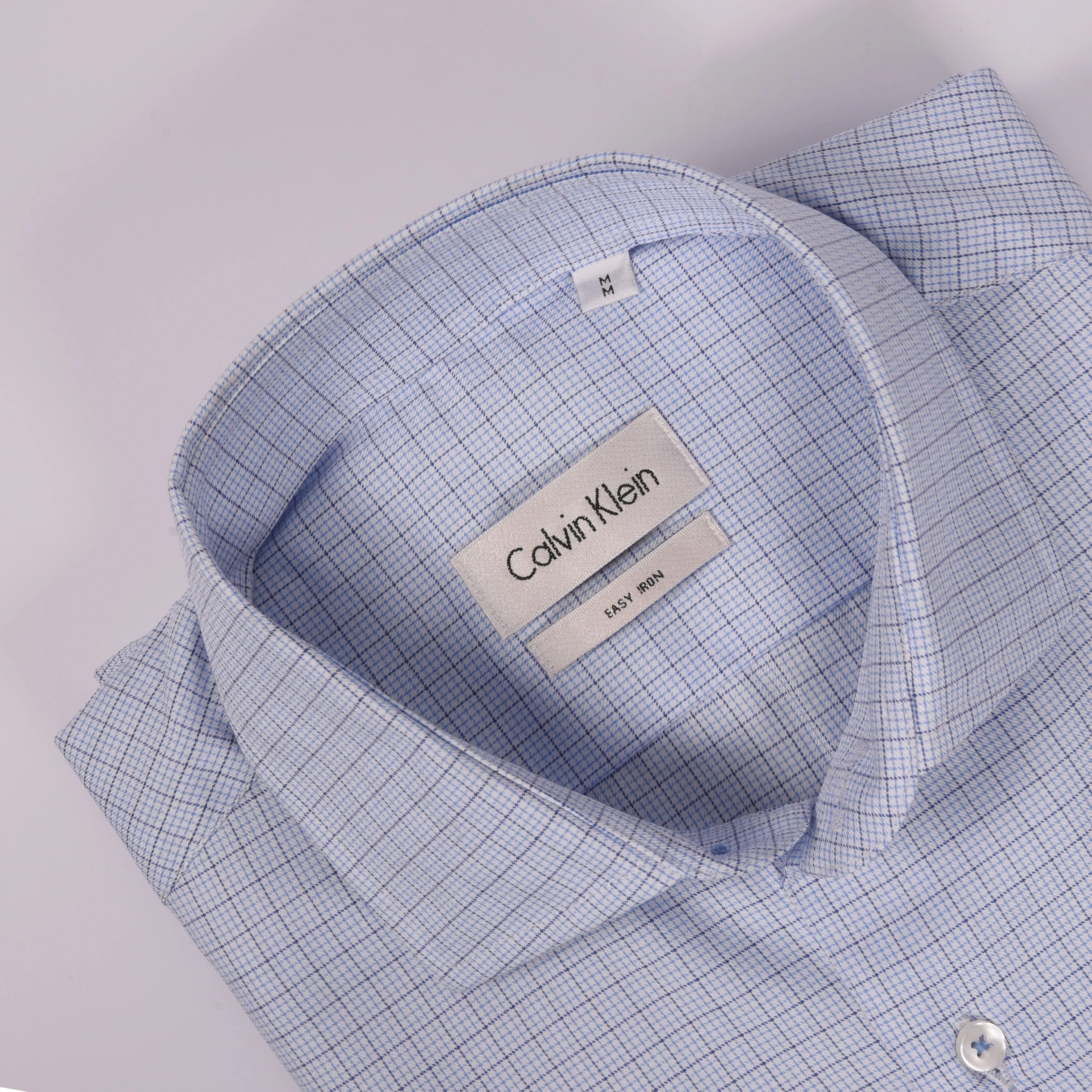 CK Blue Checkered Shirt