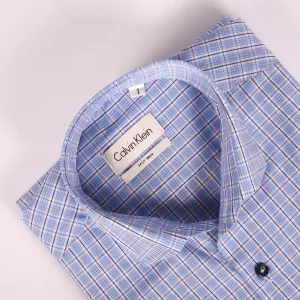 CK Blue Checkered Shirt
