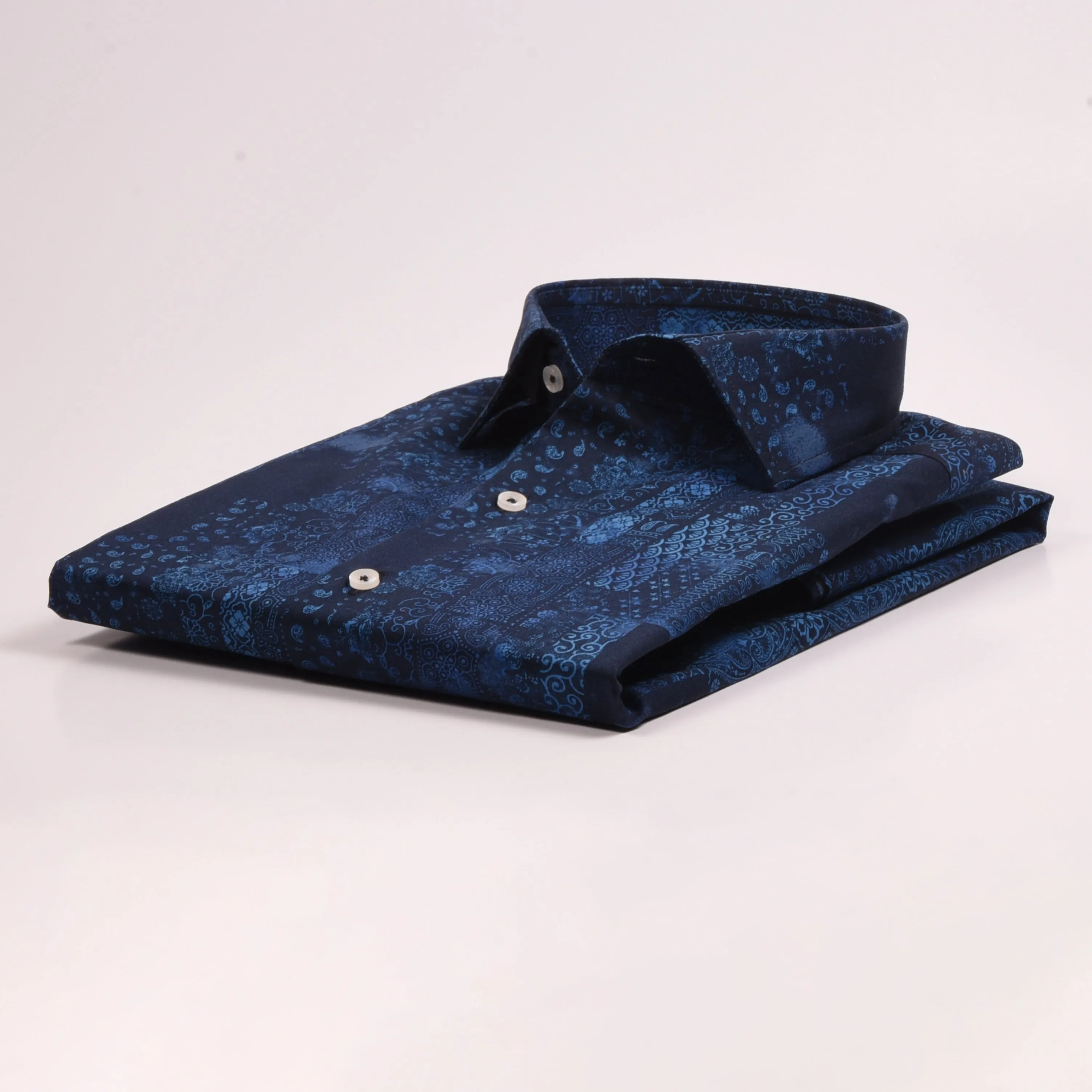 CK Dark Blue Floral Shirt