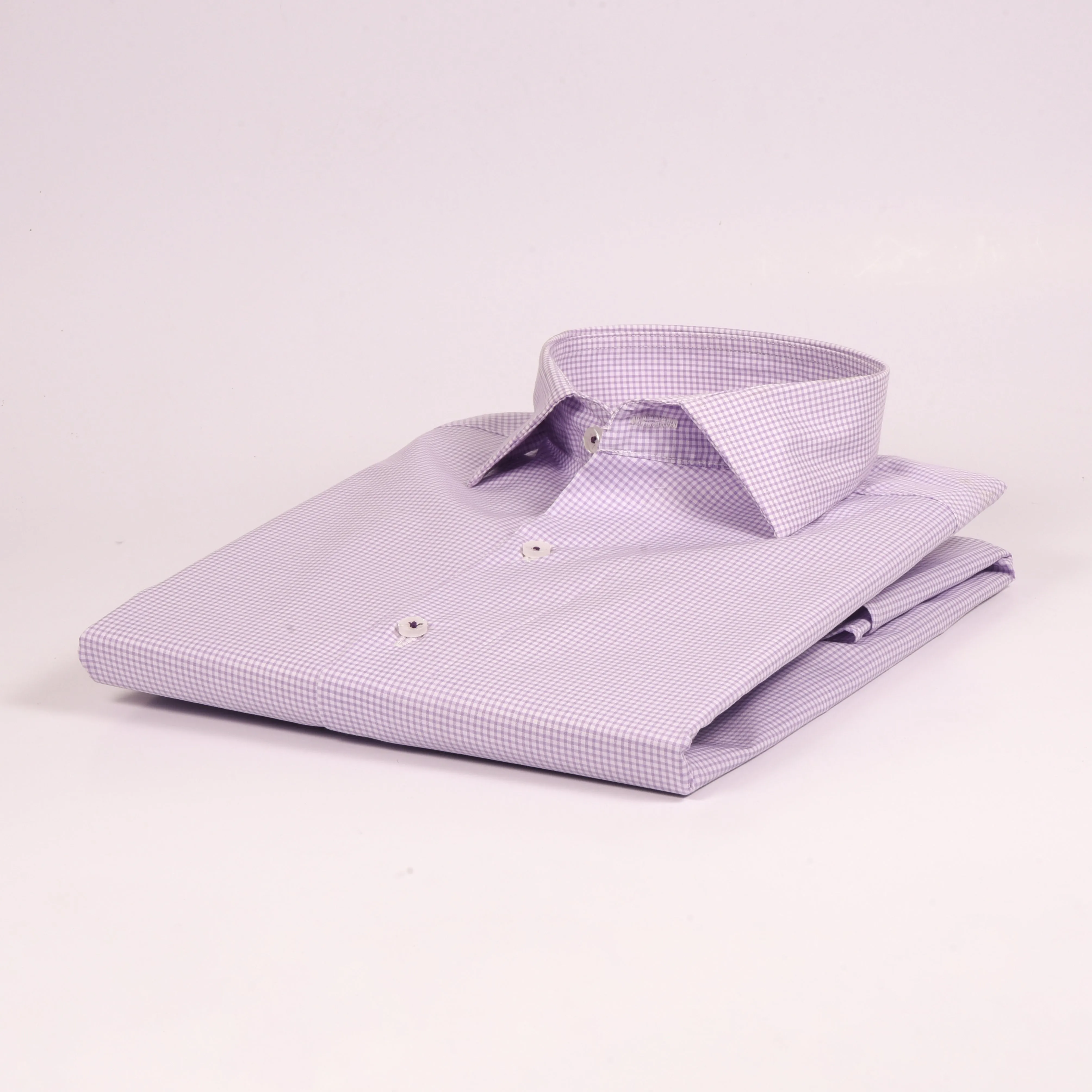 CK Lilac Small Checkered Shirt