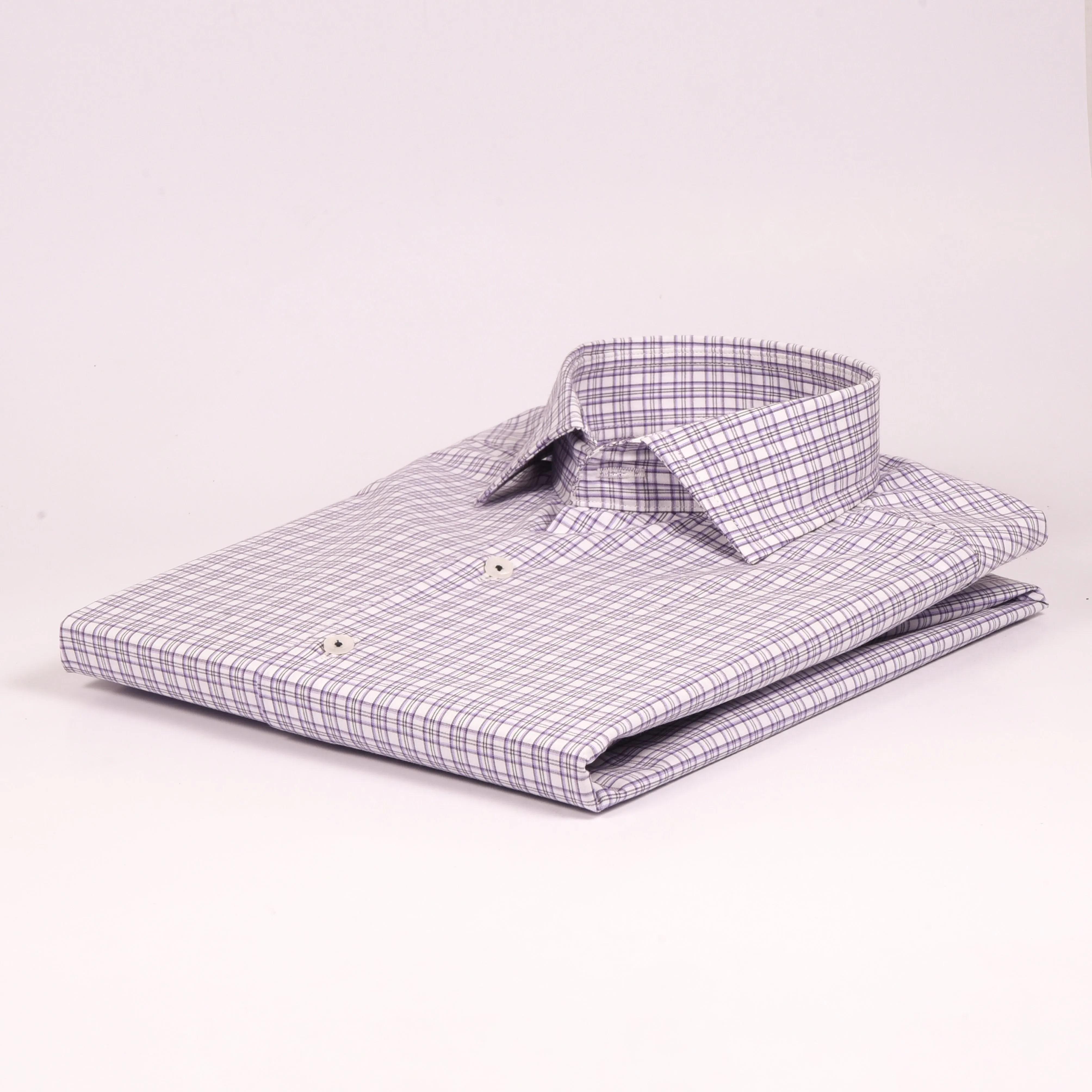 CK Purple & White Checkered Shirt