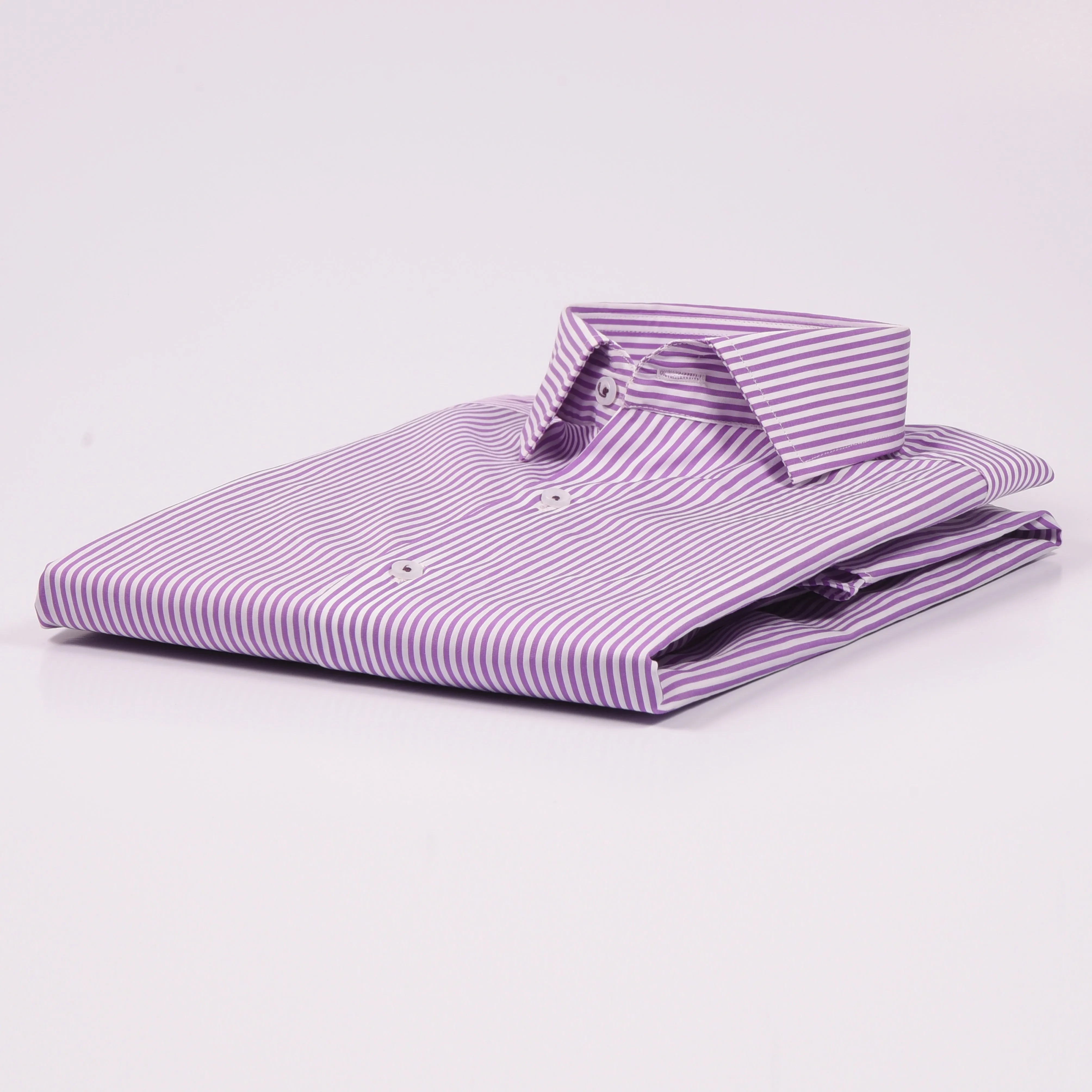 CK Purple & White Pin Stripes Shirt