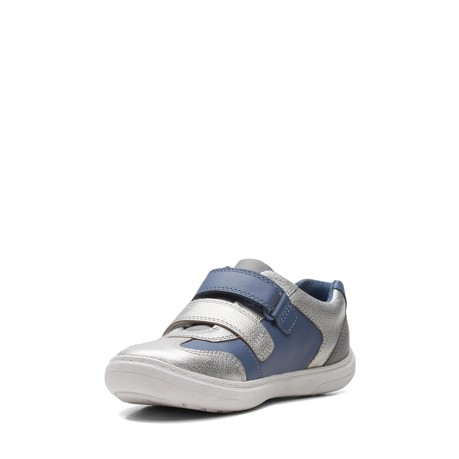 CLARKS GIRLS FLASH WEB KID. (WIDE FIT)