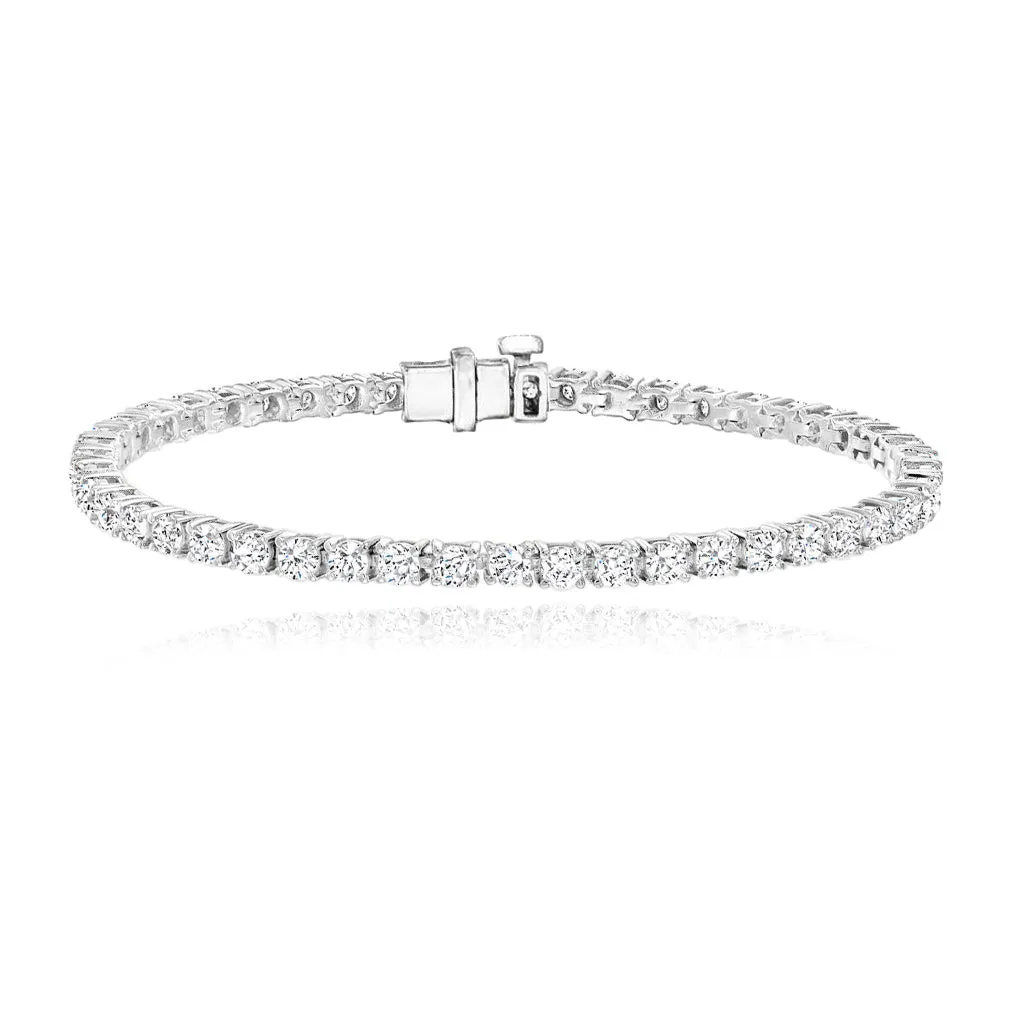 Classic Diamond Tennis Bracelet 4cts