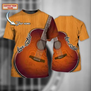 Classic Guitar - Personalized Tshirt - Urt96
