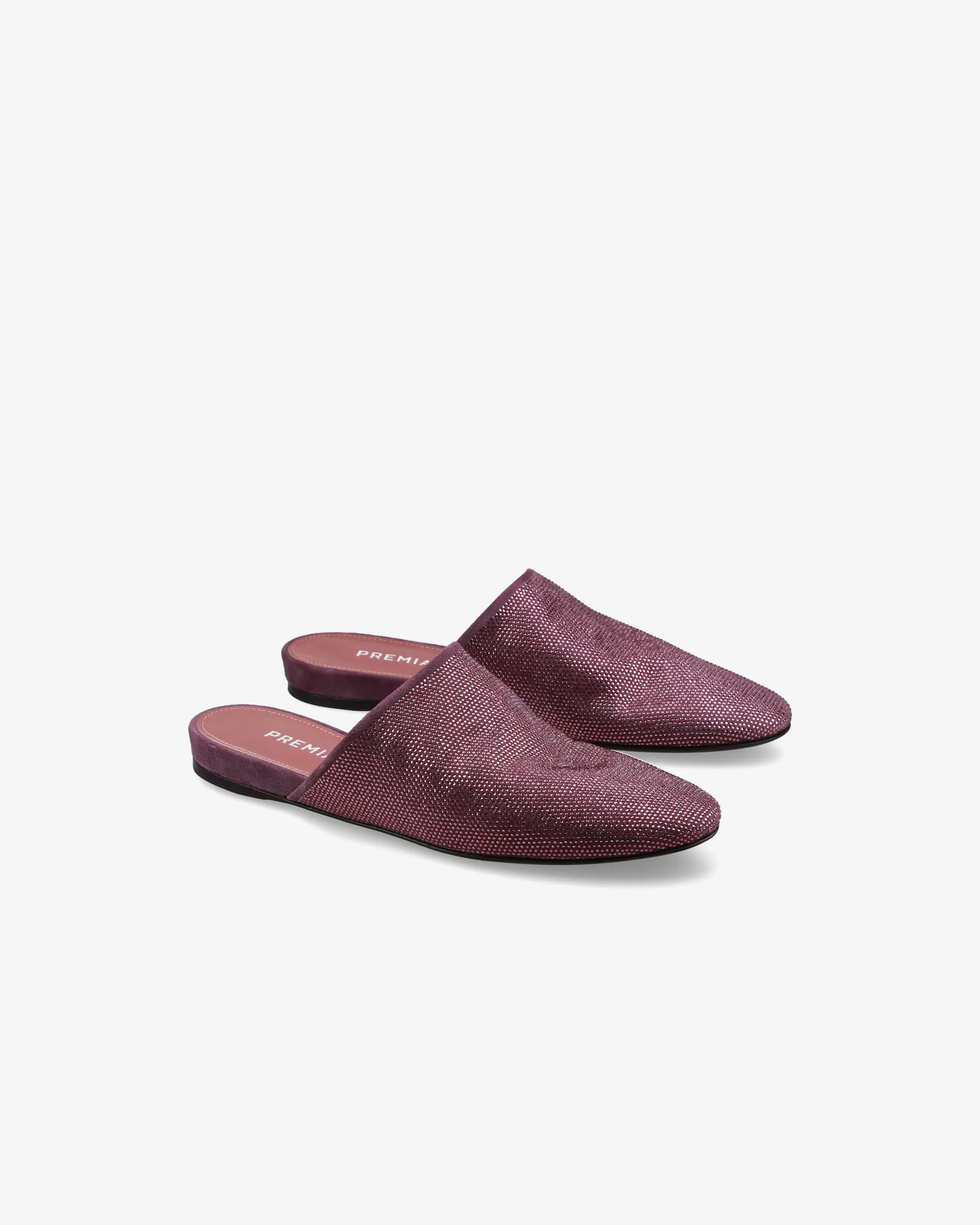 Clogs with Rhinestones and Internal Wedge M7009A
