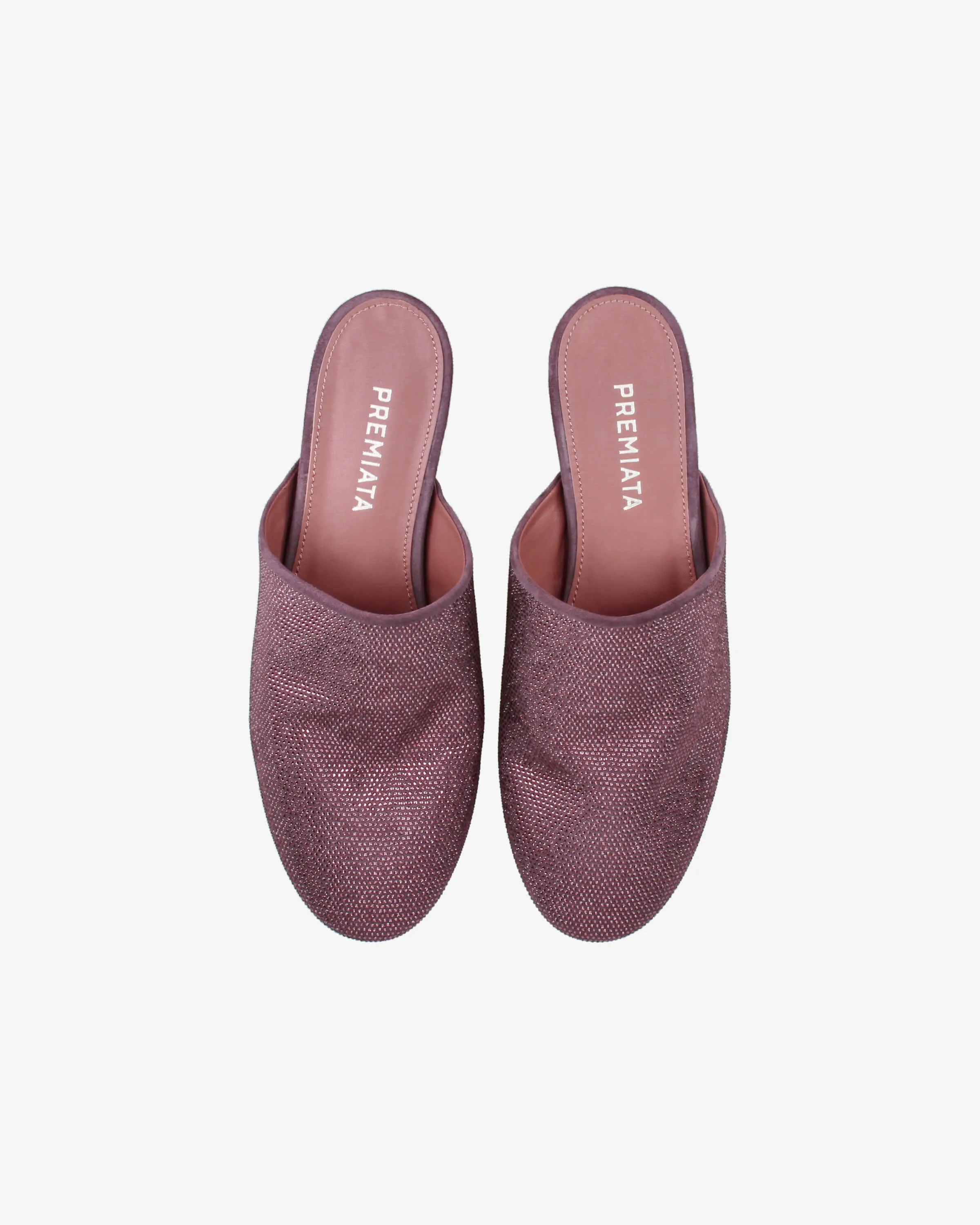 Clogs with Rhinestones and Internal Wedge M7009A