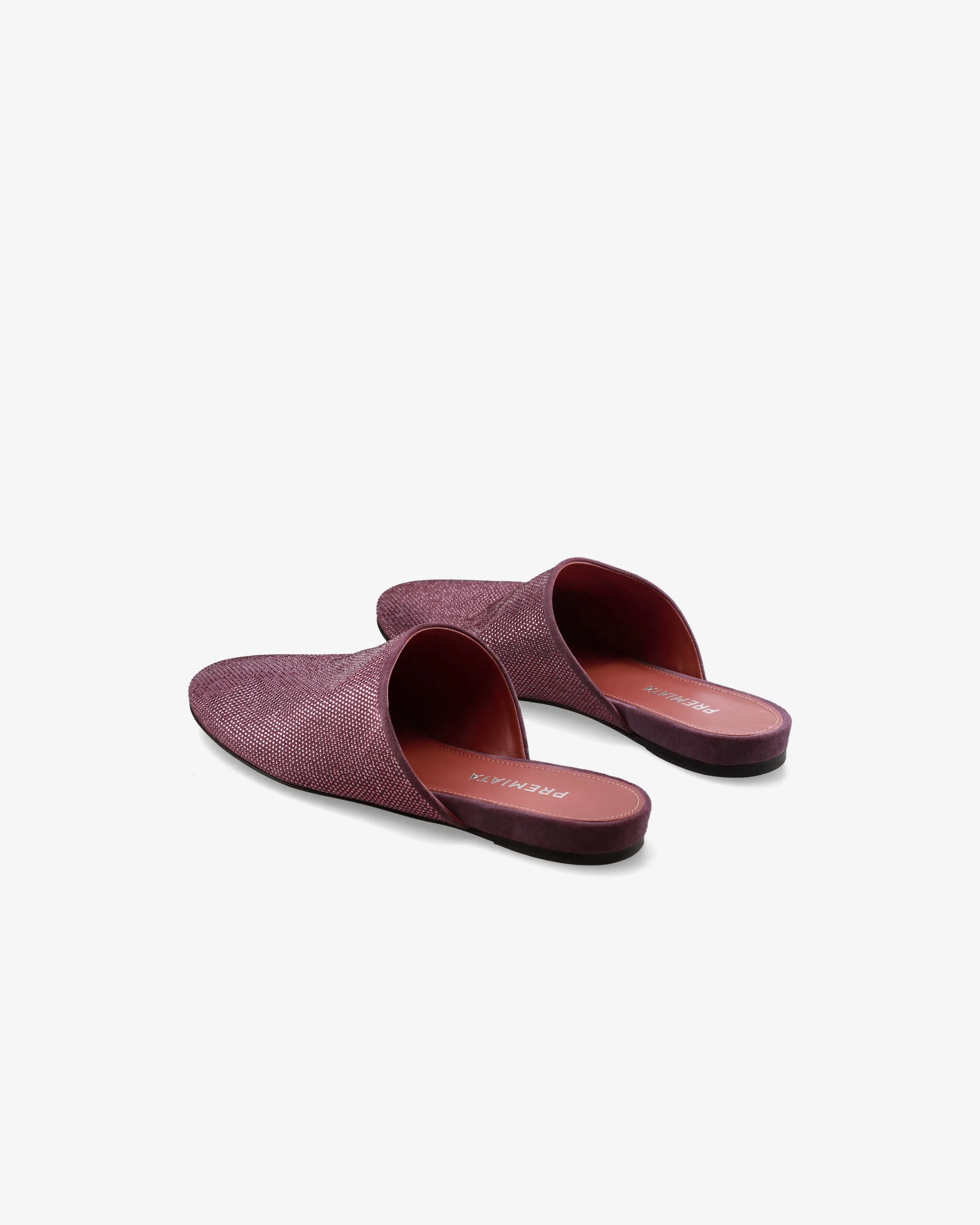 Clogs with Rhinestones and Internal Wedge M7009A