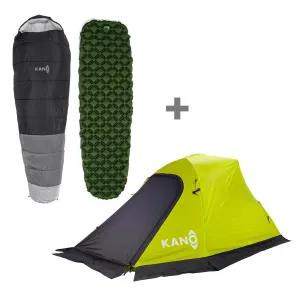 Combo Carpa Neltume Pro   Mat de Camping Yerba Loca   Saco de Dormir Aconcagua