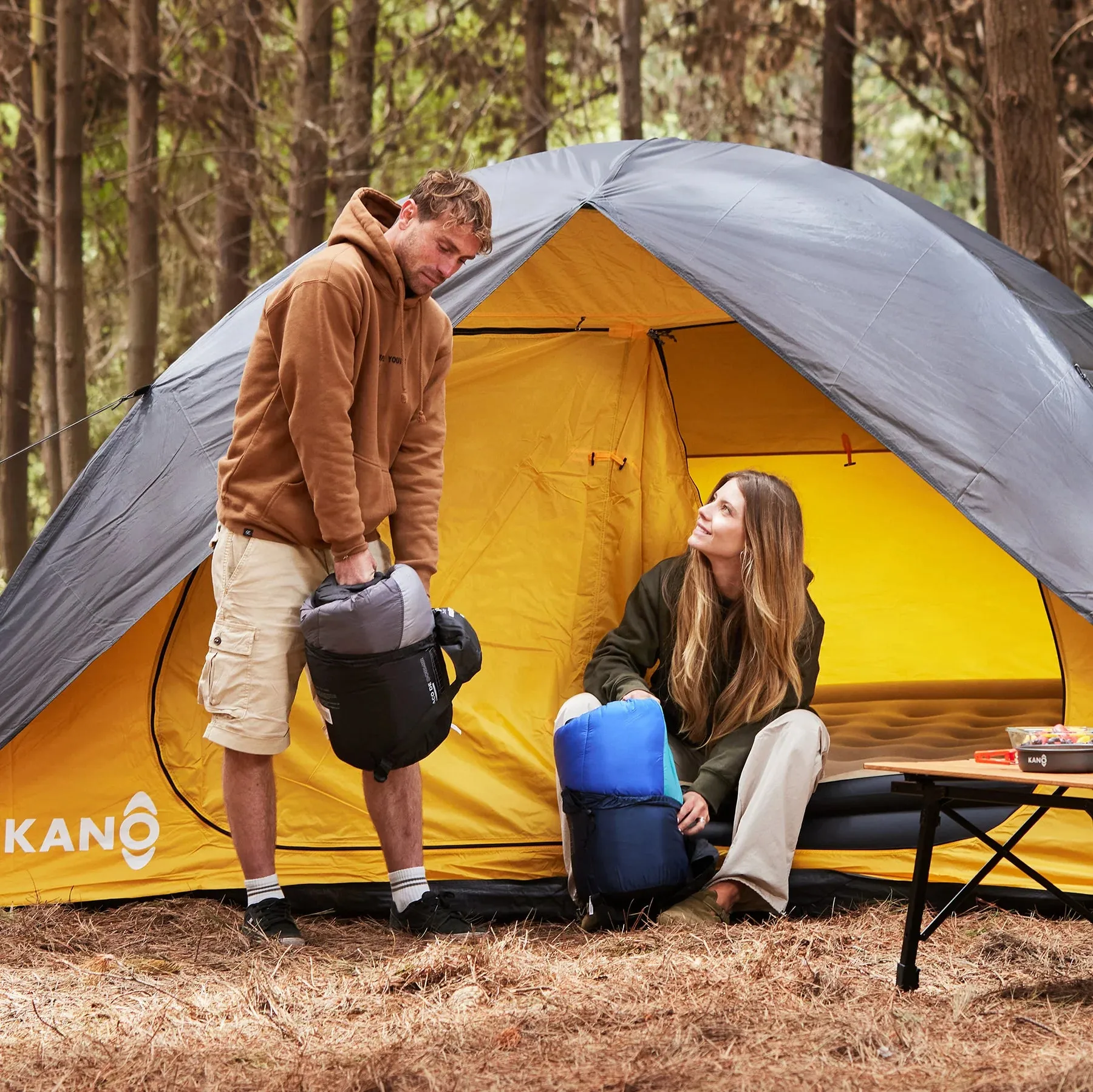 Combo Carpa Neltume Pro   Mat de Camping Yerba Loca   Saco de Dormir Aconcagua