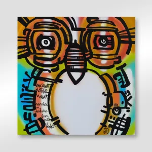 Conceived in Darkness, Born into Light - Lebo Brushed Aluminum Artbond
