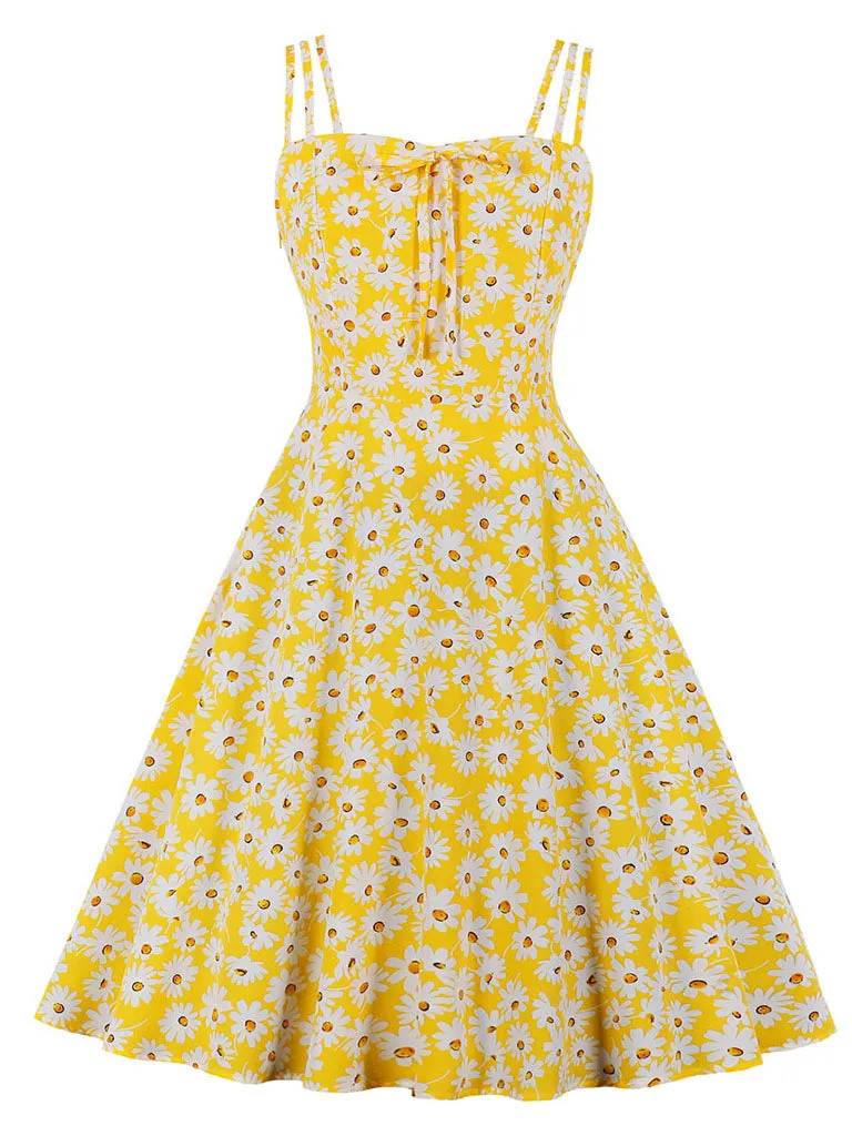 Daisy 1950S Vintage Spaghetti Strap Dress