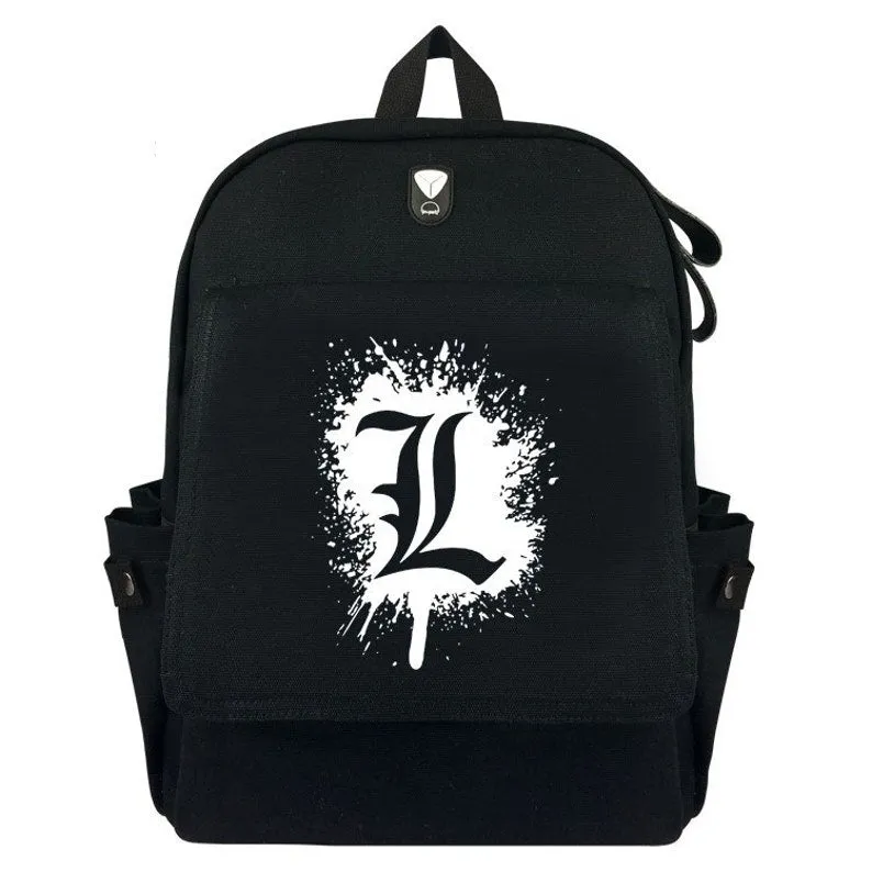 Death Note L Anime Backpack / School Bag