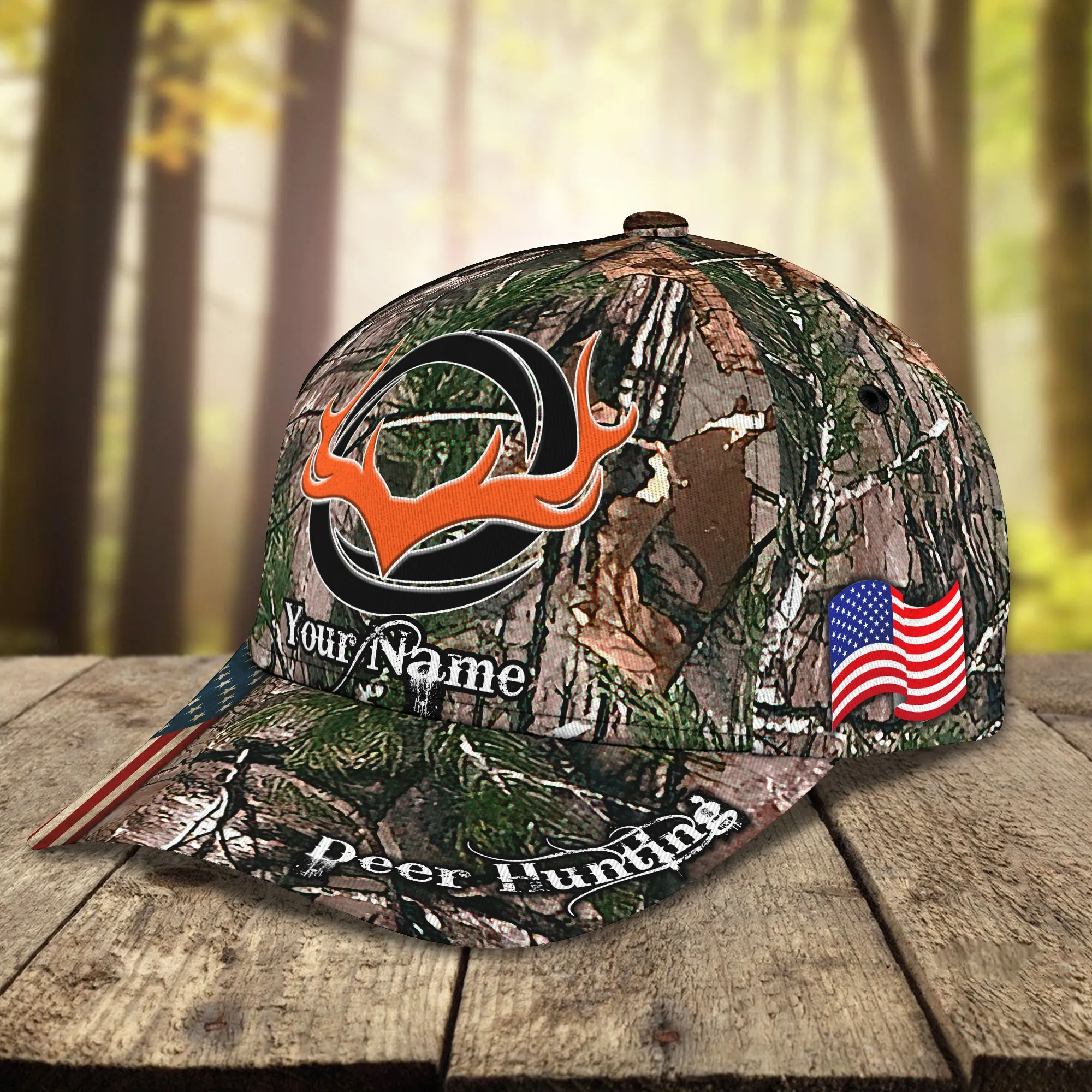 Deer Hunting - Personalized Name Cap 568 - CV98