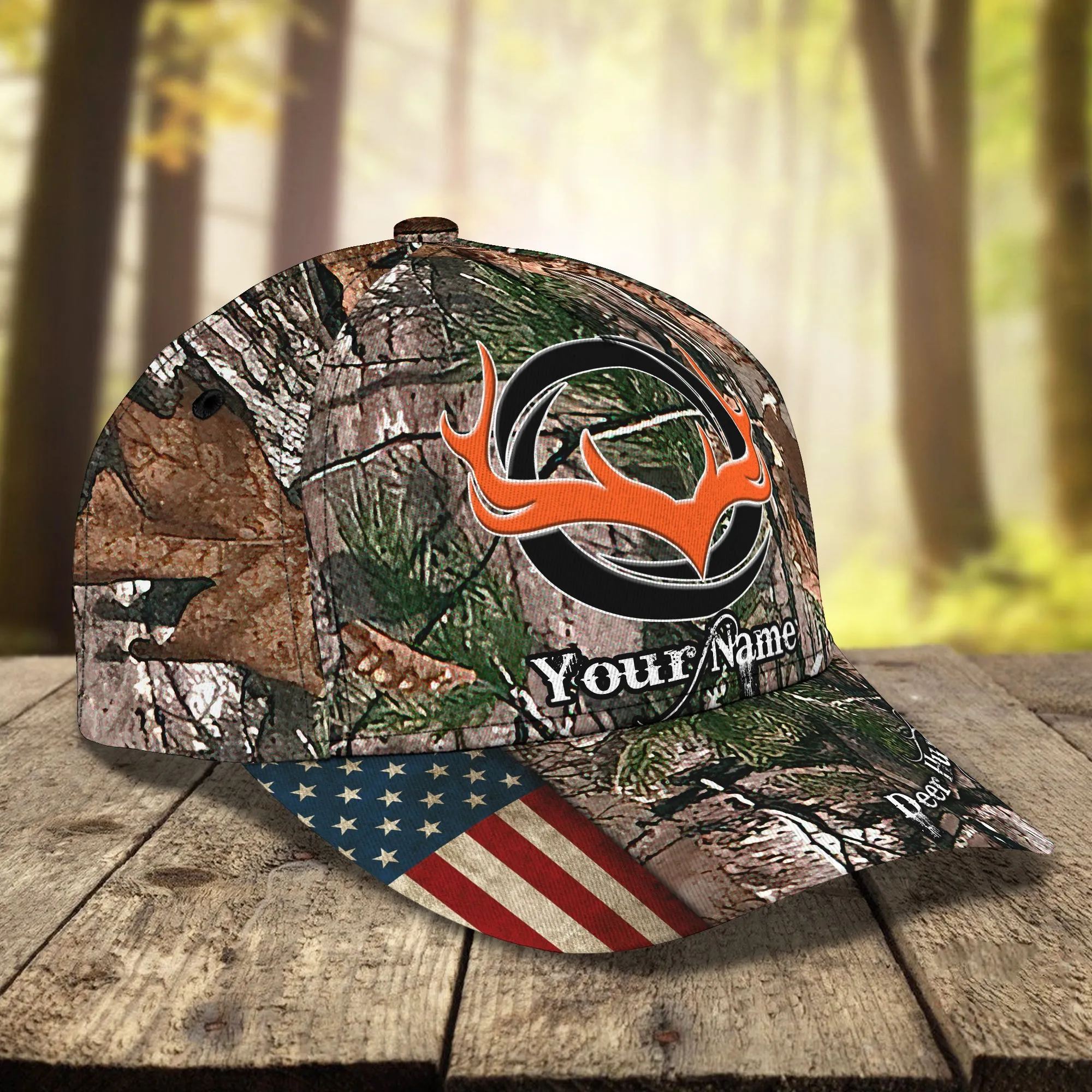 Deer Hunting - Personalized Name Cap 568 - CV98