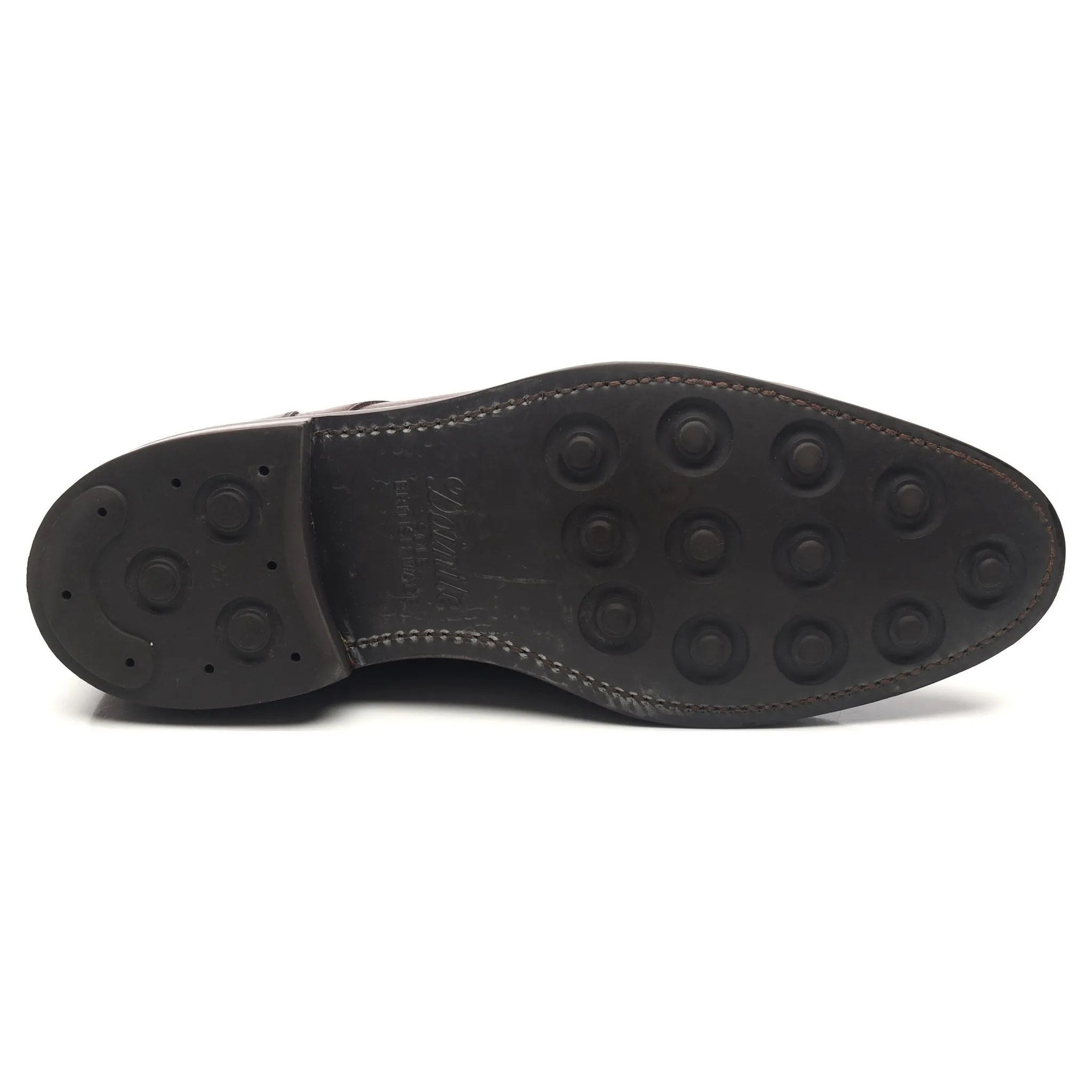 'Denham' Dark Brown Leather Split Toe Derby UK 8