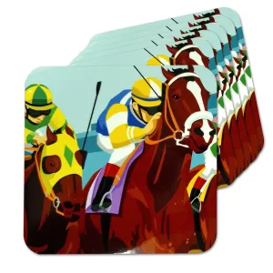 Derby Dash Horseracing Coasters - Set of 6