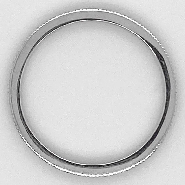 Diamond Milgrain Band